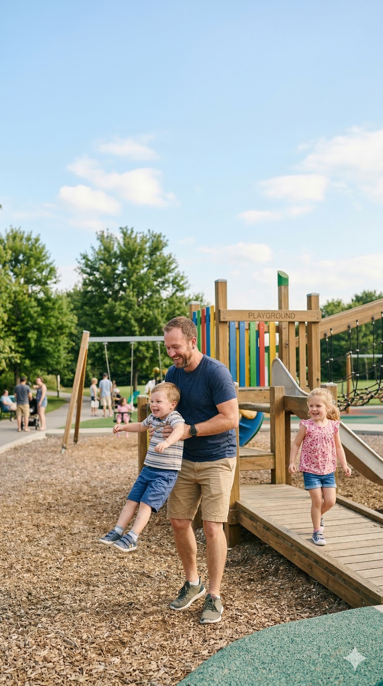 Dad and kids — Sentry Integrative Mental Health